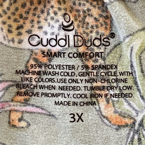 Cuddl Duds green pajama pants size 3XL - Picture 5 of 5
